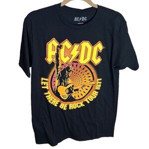 ❤️AC/DC Let There Be Rock T-Shirt Size Medium band Tee